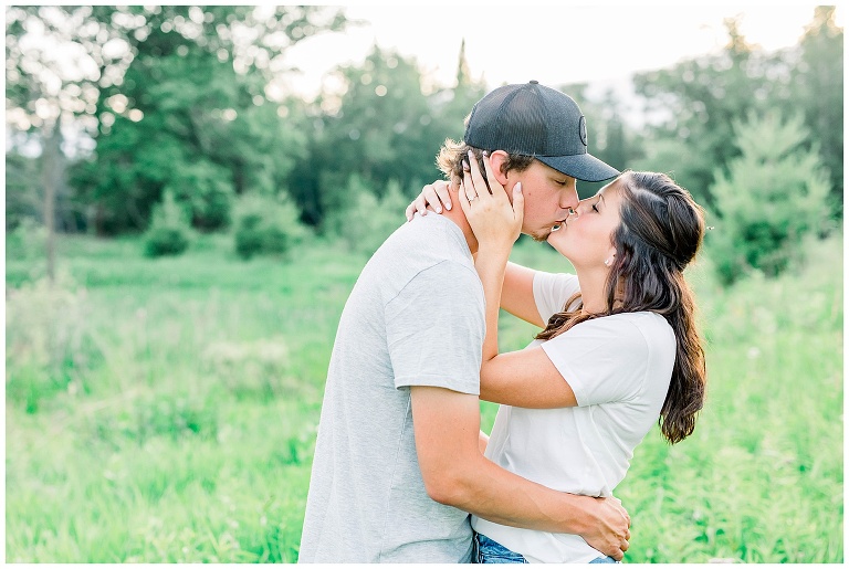 A Summer Engagement Session in the Trees photo