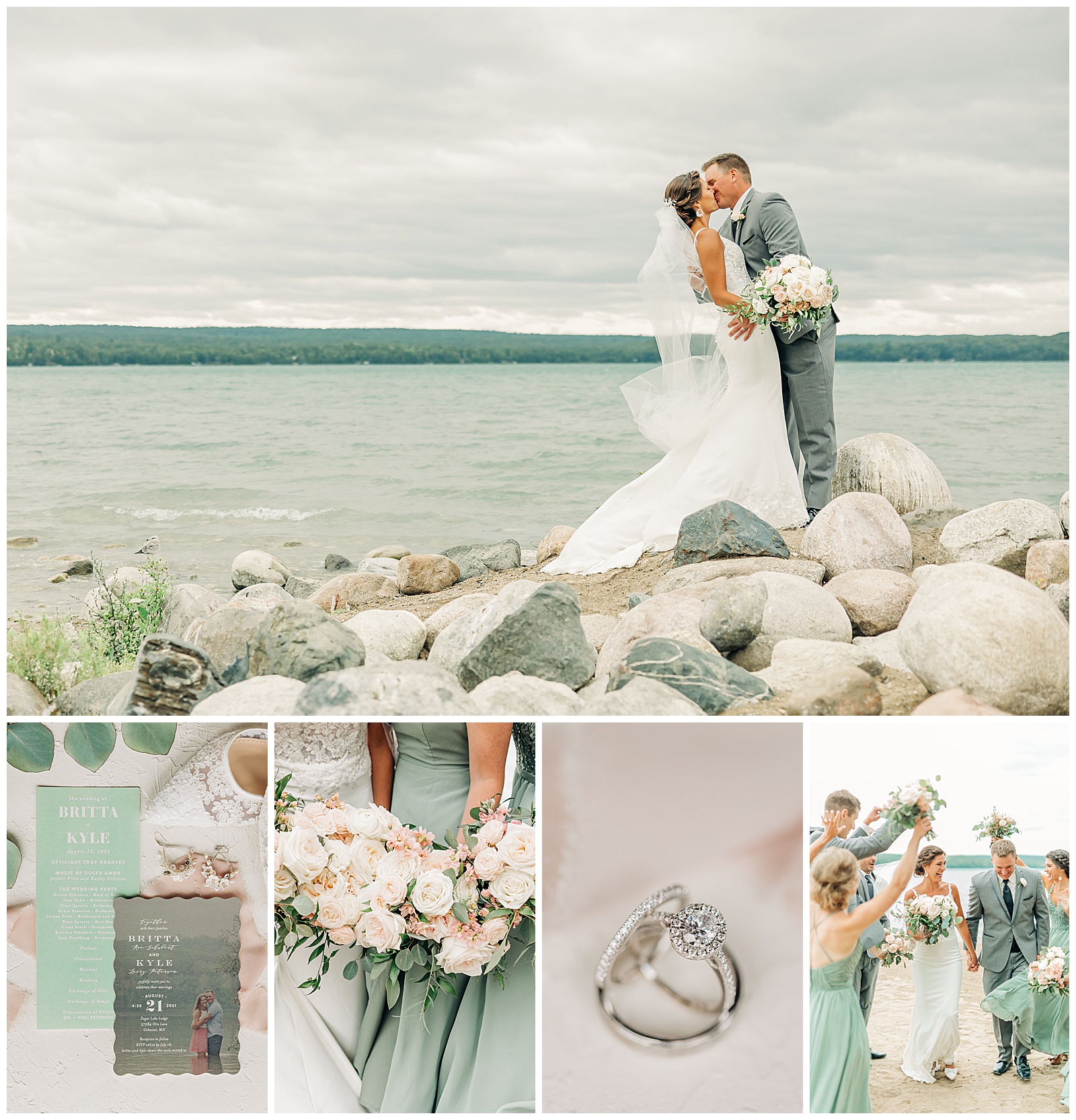 1600px x 1665px - Sugar Lake Lodge Wedding, Cohassest, MN - Stephanie Holsman Photography
