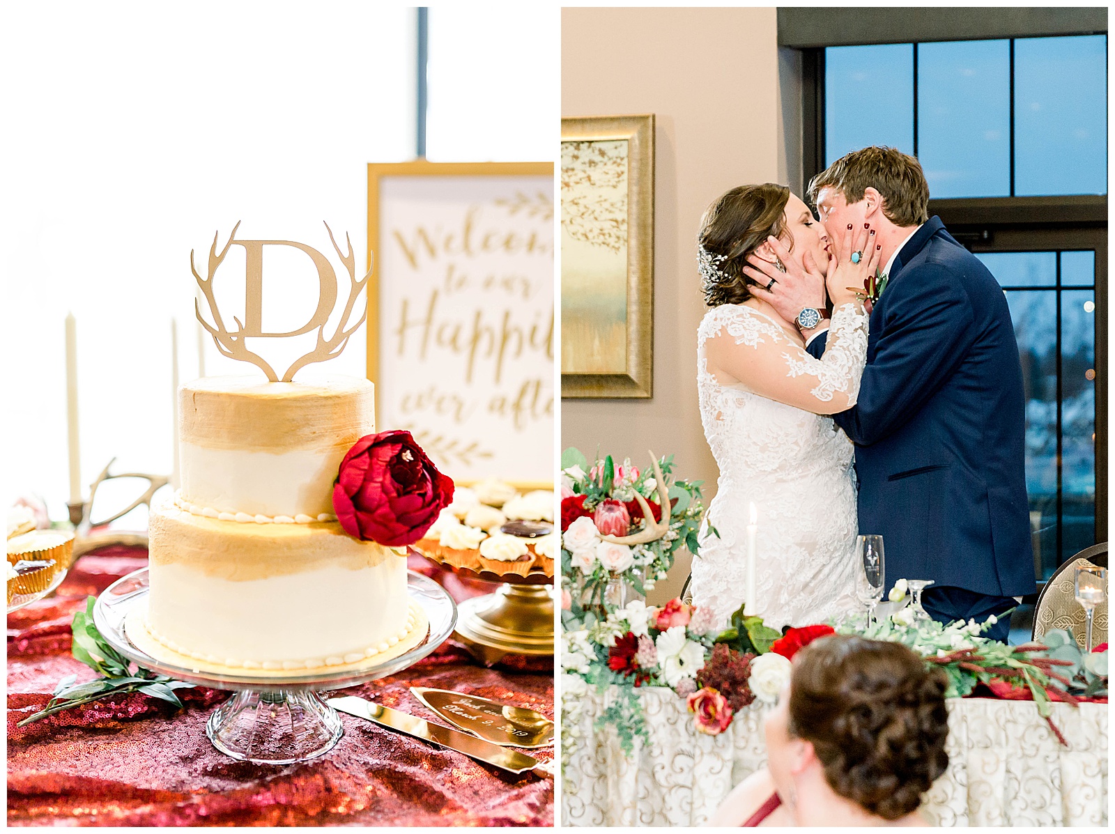Wedding Reception Timberlake Lodge Grand Rapids MN Wedding Cake