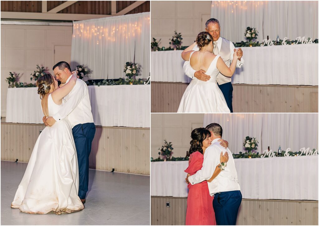 special dances with bride and groom, mom and dad